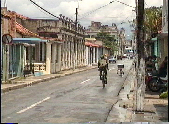 TOBACCO TOWN MAN ON BICYCLE