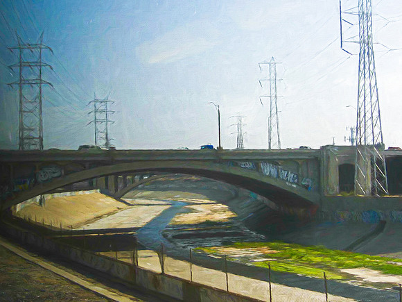 VIEW OF LOS ANGELES RIVER