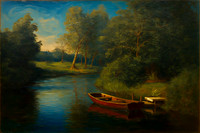 ROWBOAT ON RENAISSANCE RIVER