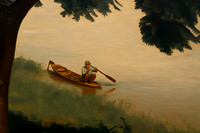 FISHERMAN AT FRONT OF BOAT