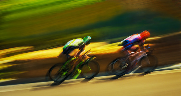 RACING UPHILL