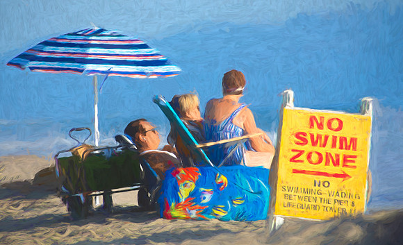NO SWIM ZONE