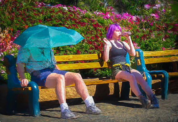 UMBRELLA SODA AND LEGS