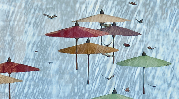 UMBRELLAS AND BUTTERFLIES
