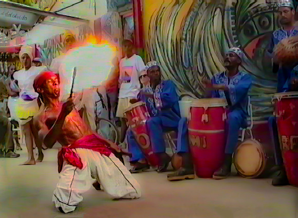 CUBAN FIRE DANCER