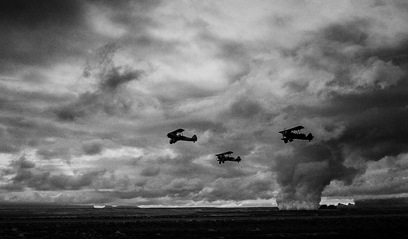 FLIGHT OF BIPLANES